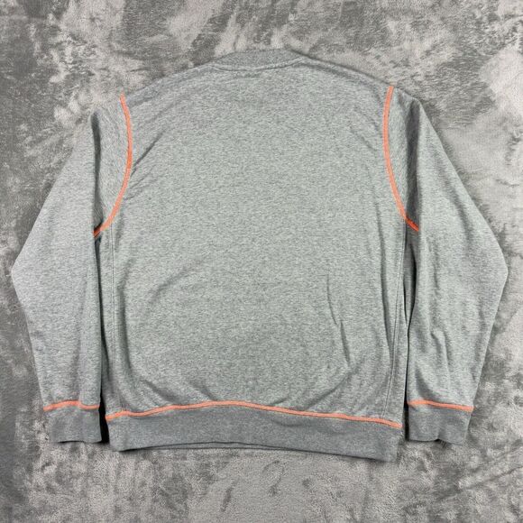 Nike Crewneck Sweatshirt Mens Large Gray Sprotswear JUST DO IT Vintage Y2K - Picture 6 of 13